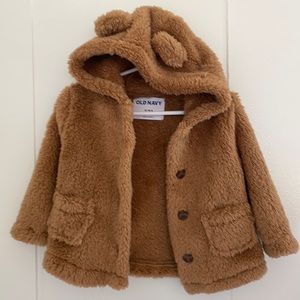 Old Navy teddy bear cardigan. 12-18 months